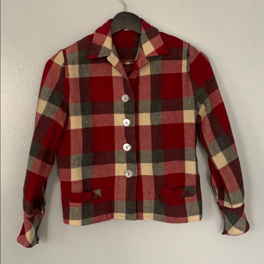 Vintage Wool Blouse/Jacket